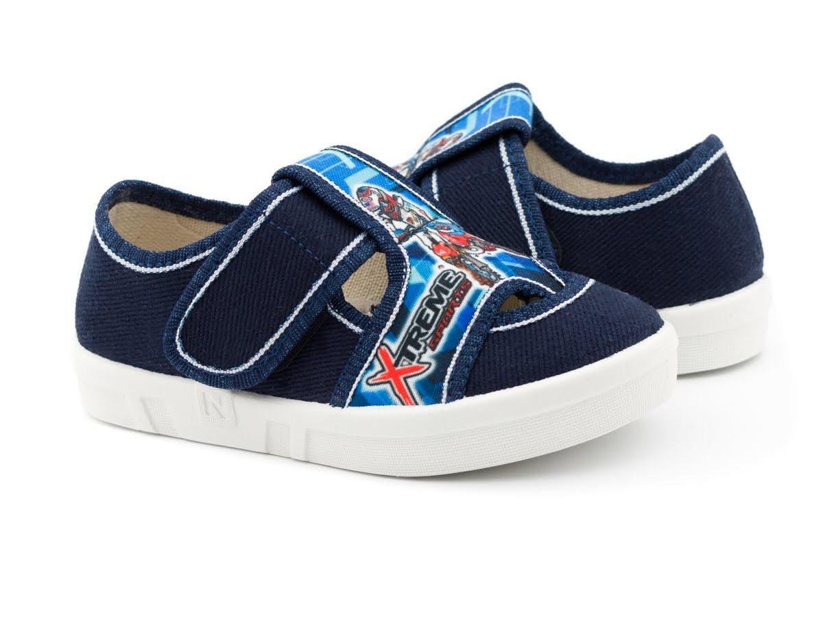 Тапочки для хлопчиків Waldi 36012-216/26 на липучках р. 26 Синій