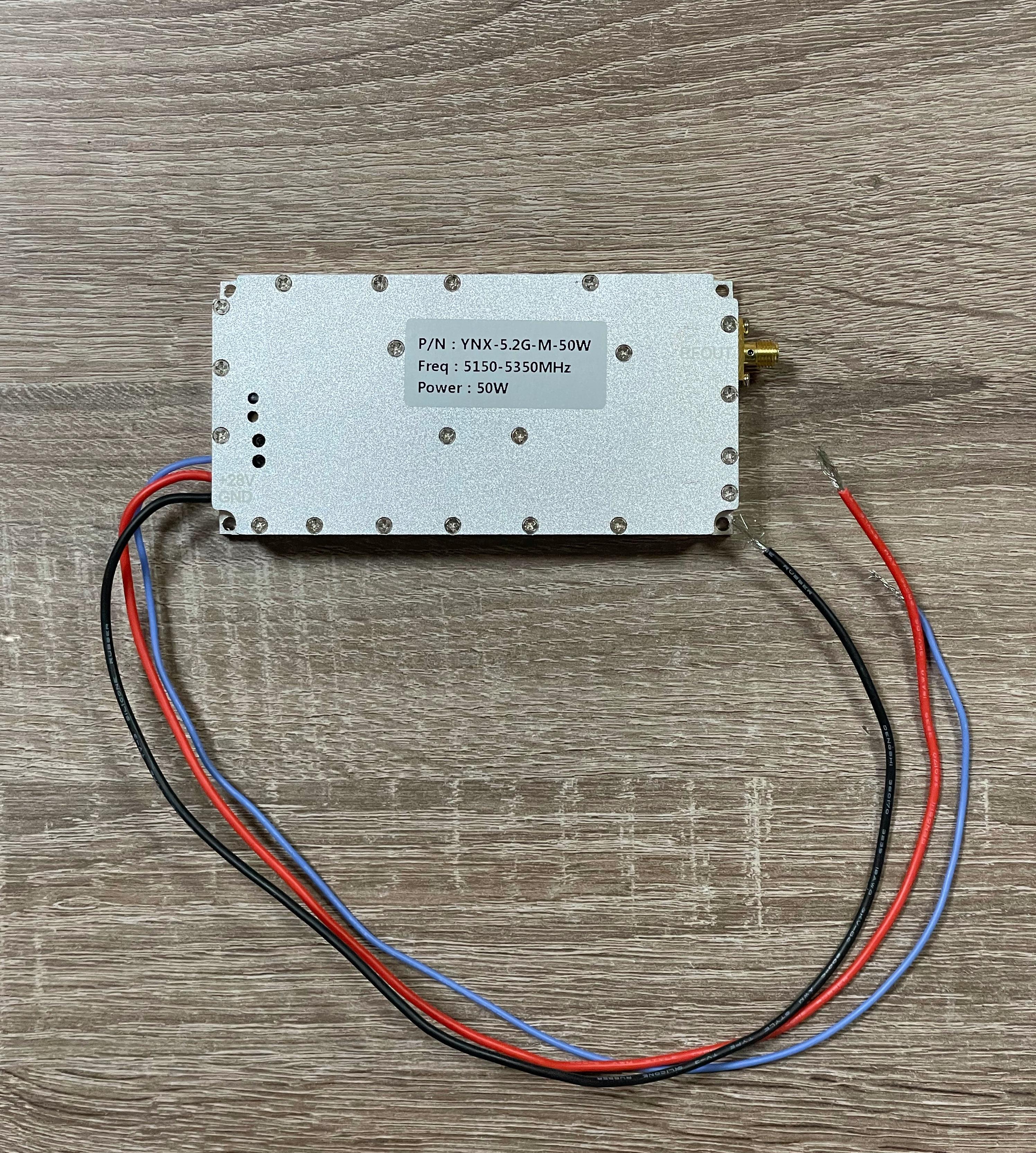 Усилительный модуль РЕБ GaN Anti Drone YNX-5.2G 50W 5150-5350MHz джаммер 5,2ГГц с циркулятором на GaN транзисторе (00-00025760)
