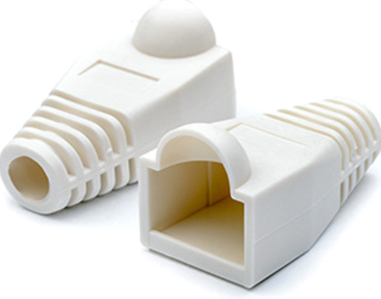 Хвостовик Hyperline на роз'єм 6,0 мм Білий (BOOT-RJ45-WH) - фото 4