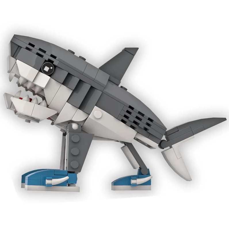 Конструктор мем Брейнрот Тралалеро 104 детали (арт EPC14289M)