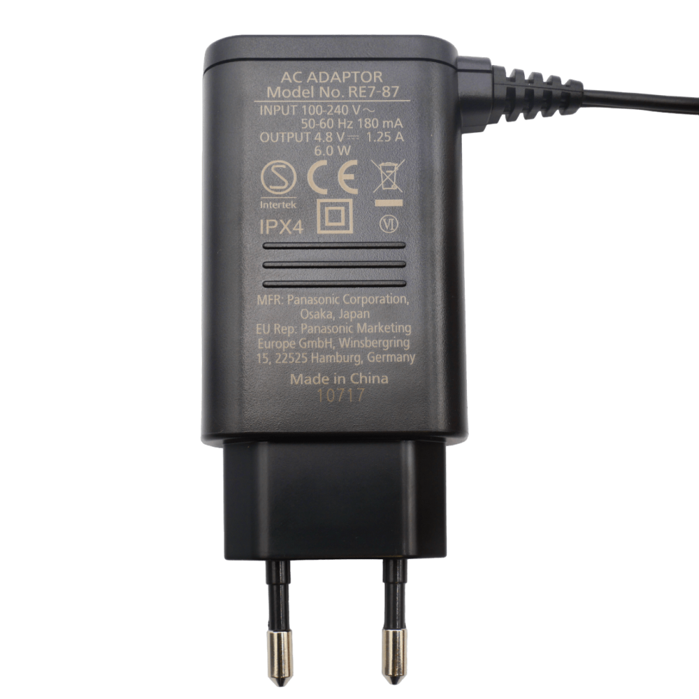 Мережевий адаптер до електробритв Panasonic WESLL-21K-7664 (RE7-87)