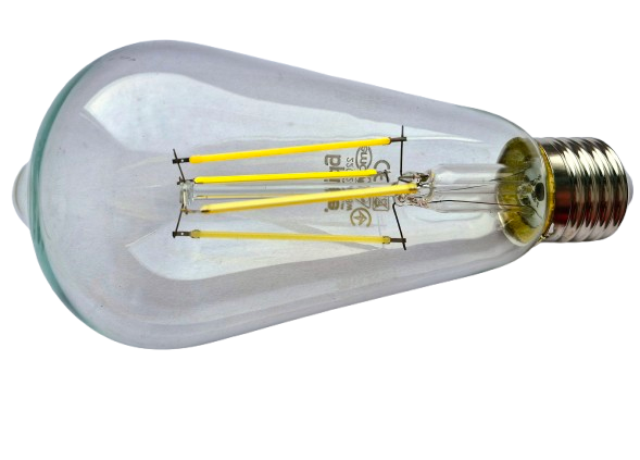 Светодиодная лампа LED E27 8W NW ST64-F COG DIM (33-763)