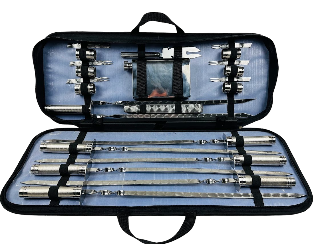 Набор шампуров подарочный Планшет авангарда в чехле 23 пр. (106-10-NB-2240)