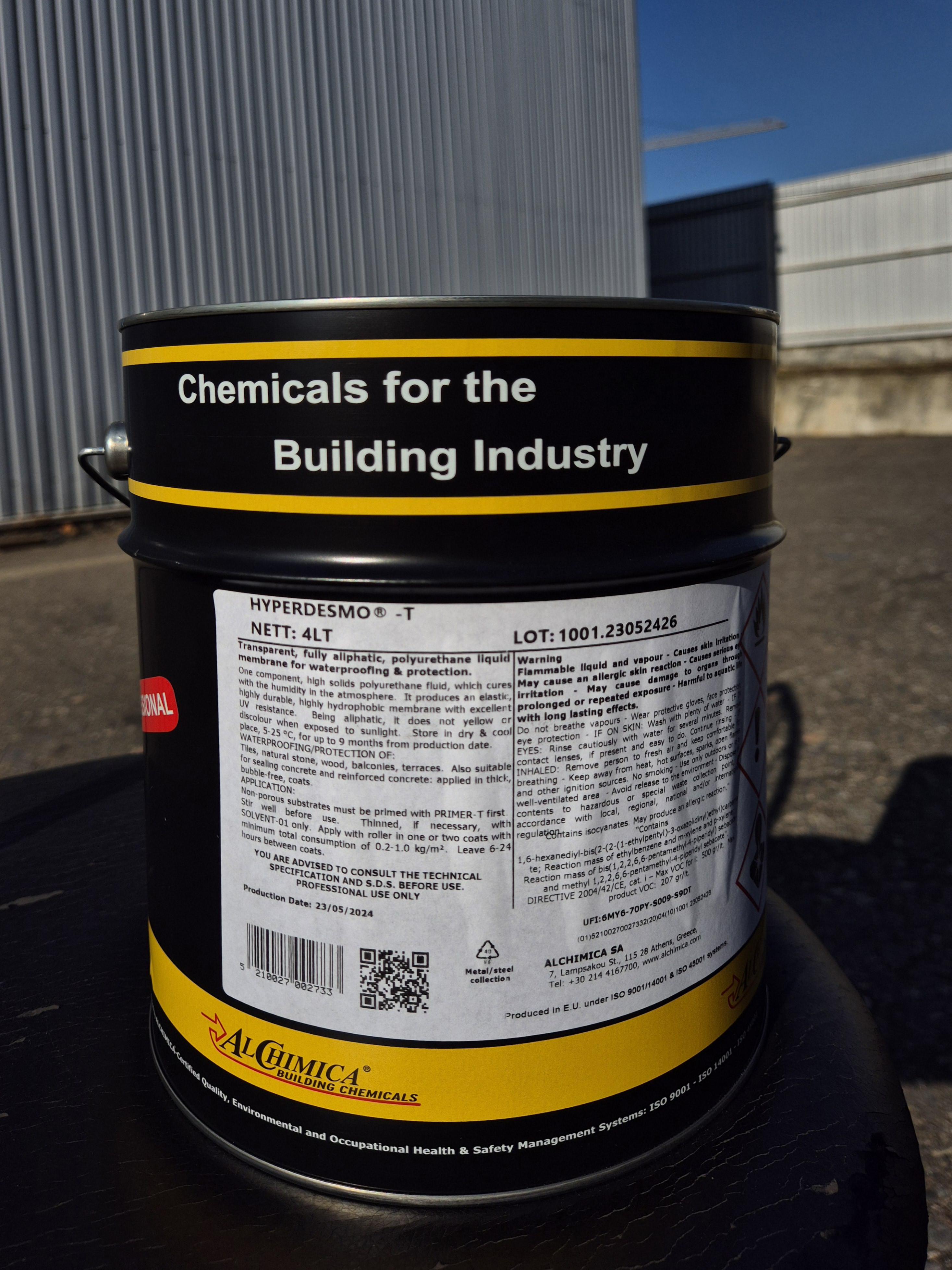 Лак на основі поліуретану Hyperdesmo T 4 кг Прозорий (26403720) - фото 2 Лак на основі поліуретану Hyperdesmo T 4 кг Прозорий (26403720) - фото 2