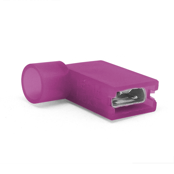 Наконечник кабельний VOLTRONIC кутовий ножовий 10А 0,8х4,75 мм 0,5-1,5 кв. мм (13488)