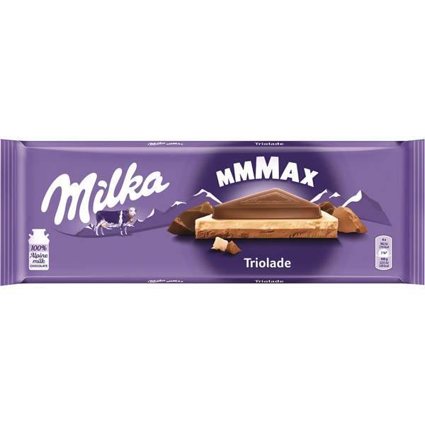 Шоколад Milka Triolade тришаровий 280 м