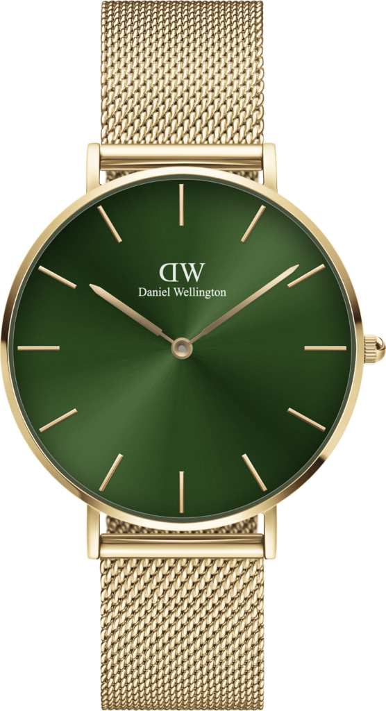 Наручные часы женские Daniel Wellington Petite Emerald DW00100481 со стальным корпусом WR 30 м Зеленый (3149530457)
