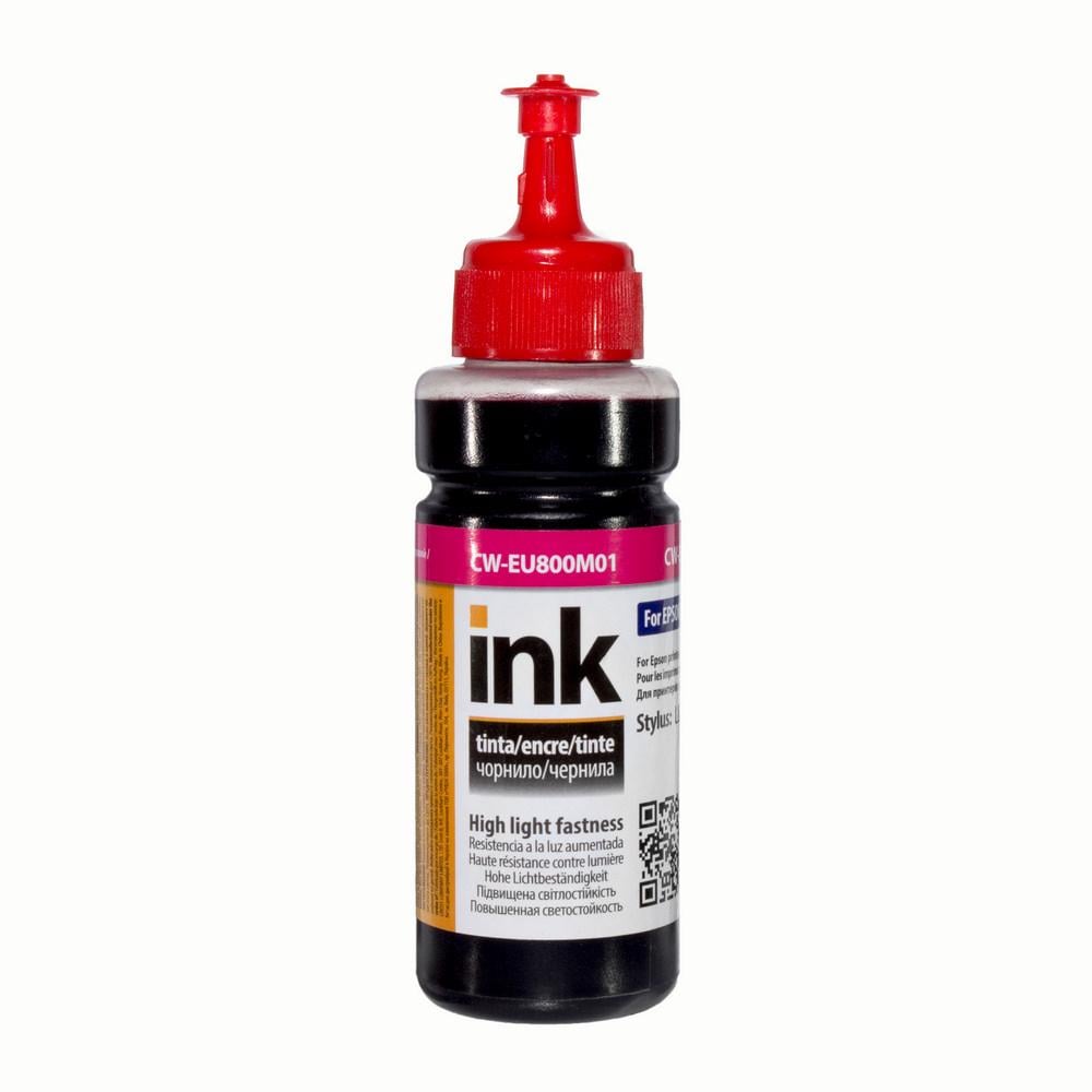 Чернило ColorWay CW-EU800M01 для Epson EU800 M 100 мл Magenta (618604)