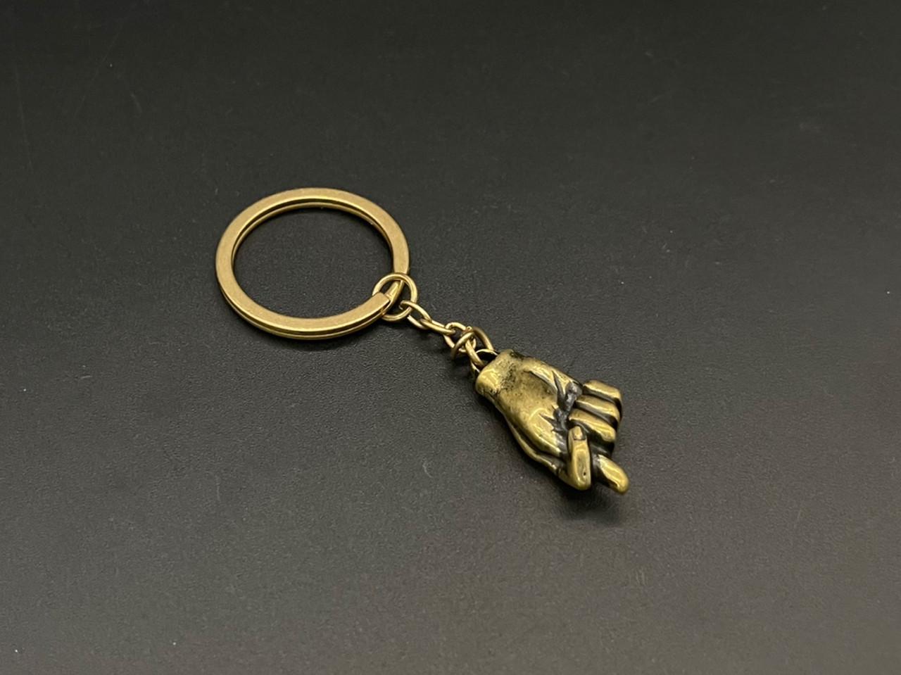 Брелок металевий литий Дуля 85х20 мм Бронзовий (G-011-3)