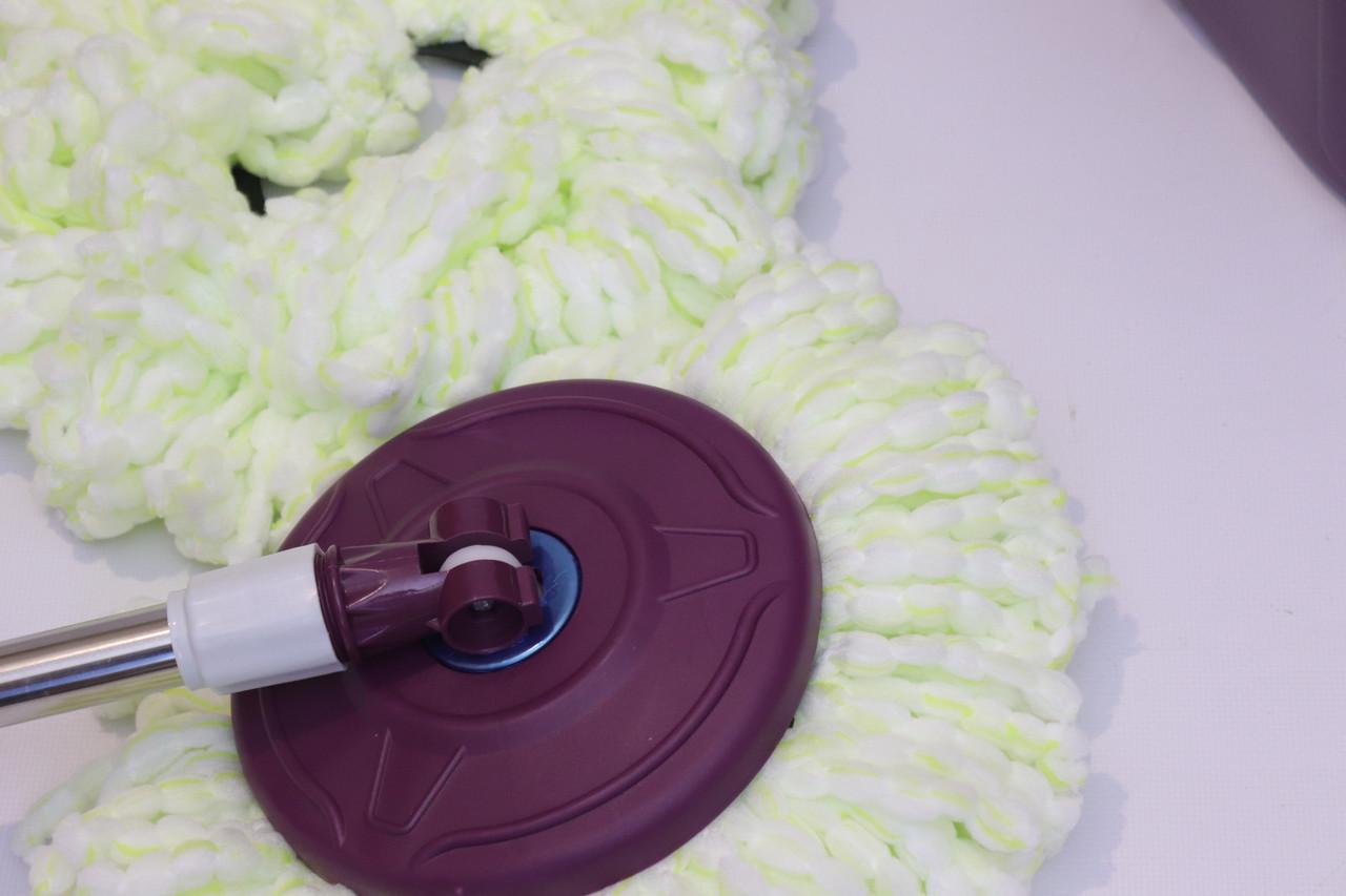 Швабра с автоматическим отжимом Magic и круглым ведром - фото 6