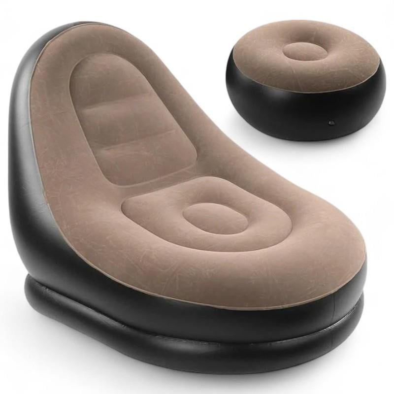 Диван надувной с пуфиком 99х130х76 см