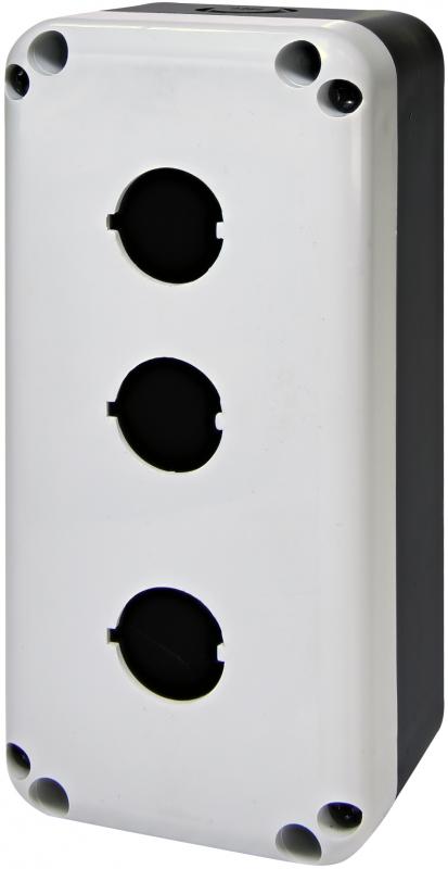 Корпус посту кнопкового ETI ESB3 Standart 3 місний 22 мм Сіро-чорний (4771633)