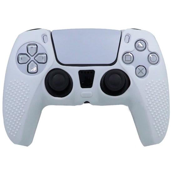 Чехол силиконовый Honson для геймпада PS5 Dualsense Белый (HS-PS5310W)