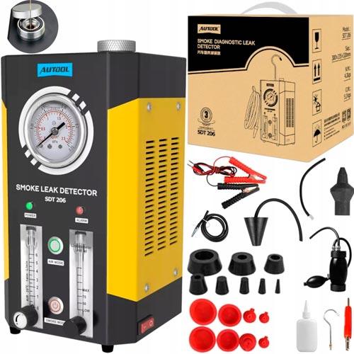 Генератор диму з манометром детектор витоку для авто Autool SDT206 12В Yellow (710317) - фото 4 Генератор диму з манометром детектор витоку для авто Autool SDT206 12В Yellow (710317) - фото 4