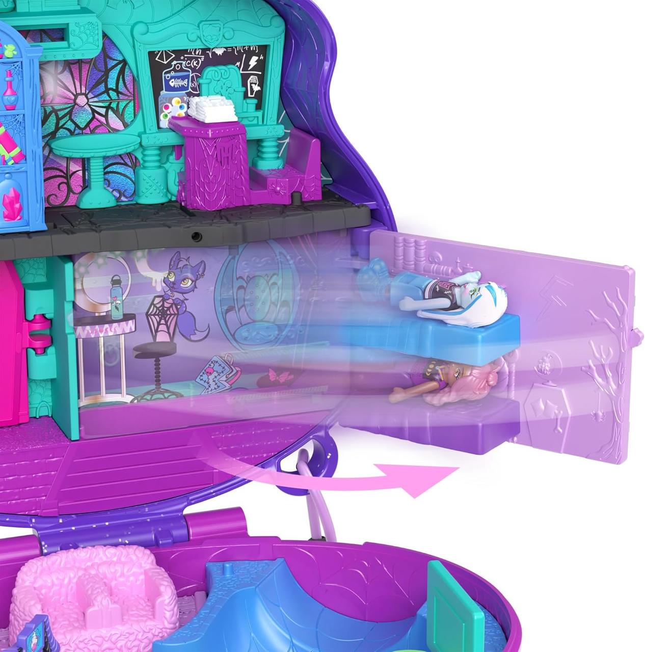 Игровой набор Monster High Mattel Polly Pocket (2424916687) - фото 6 Игровой набор Monster High Mattel Polly Pocket (2424916687) - фото 6