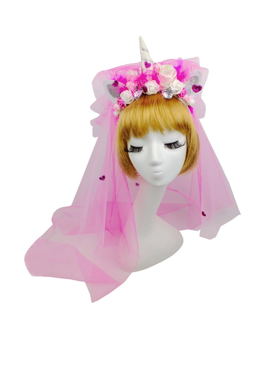 Обруч Единорог PINKY с фатой (19-804)