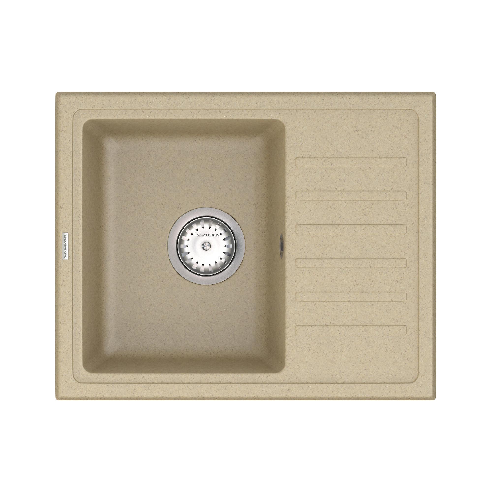 Мойка для кухни Vankor Lira LMP 02.55 + сифон Vankor Safari (74925)