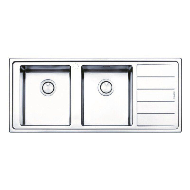Мойка для кухни Apell Linear Plus LNP1162FRBC 1160x500 мм матовая 0,9 мм (62752)