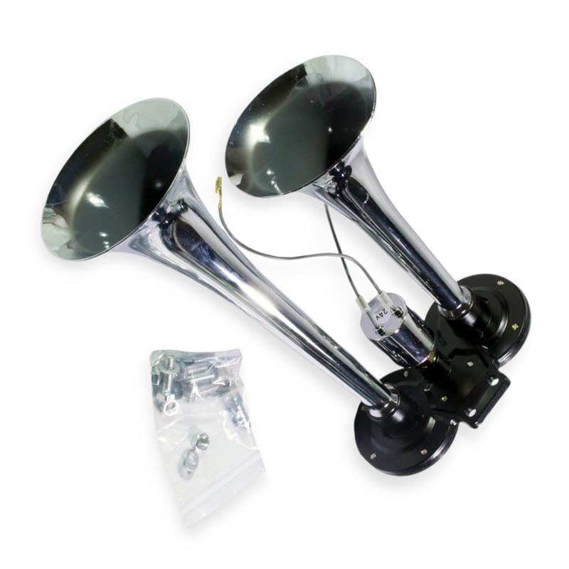 Сигнал воздушный DK 2-дудки 24V 230/295 мм (2684193827)