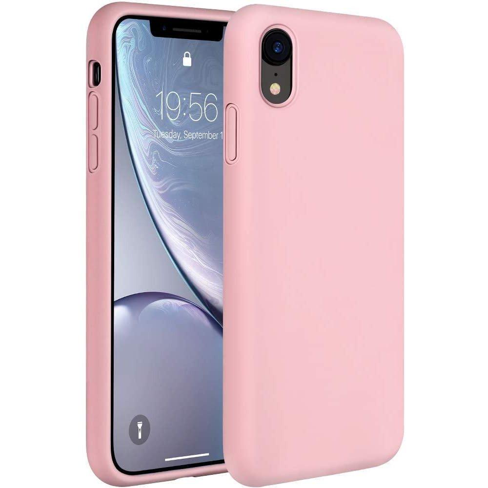 Силіконовий чохол накладка Jnw Anti-Burst Case for iPhone Xr, Pink