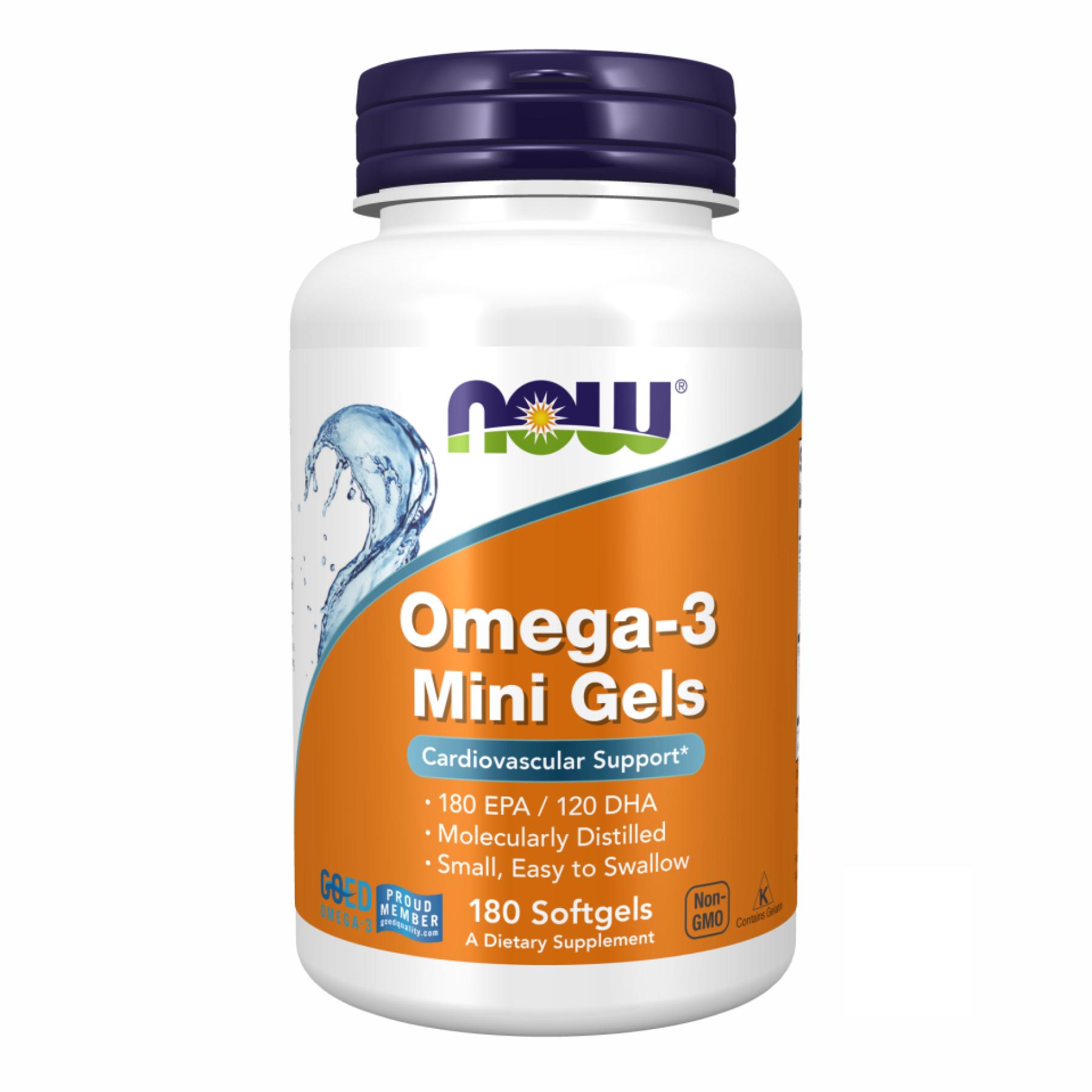 Добавка Omega-3 Mini Gels 500 mg 180 sgels (2022-10-0062)