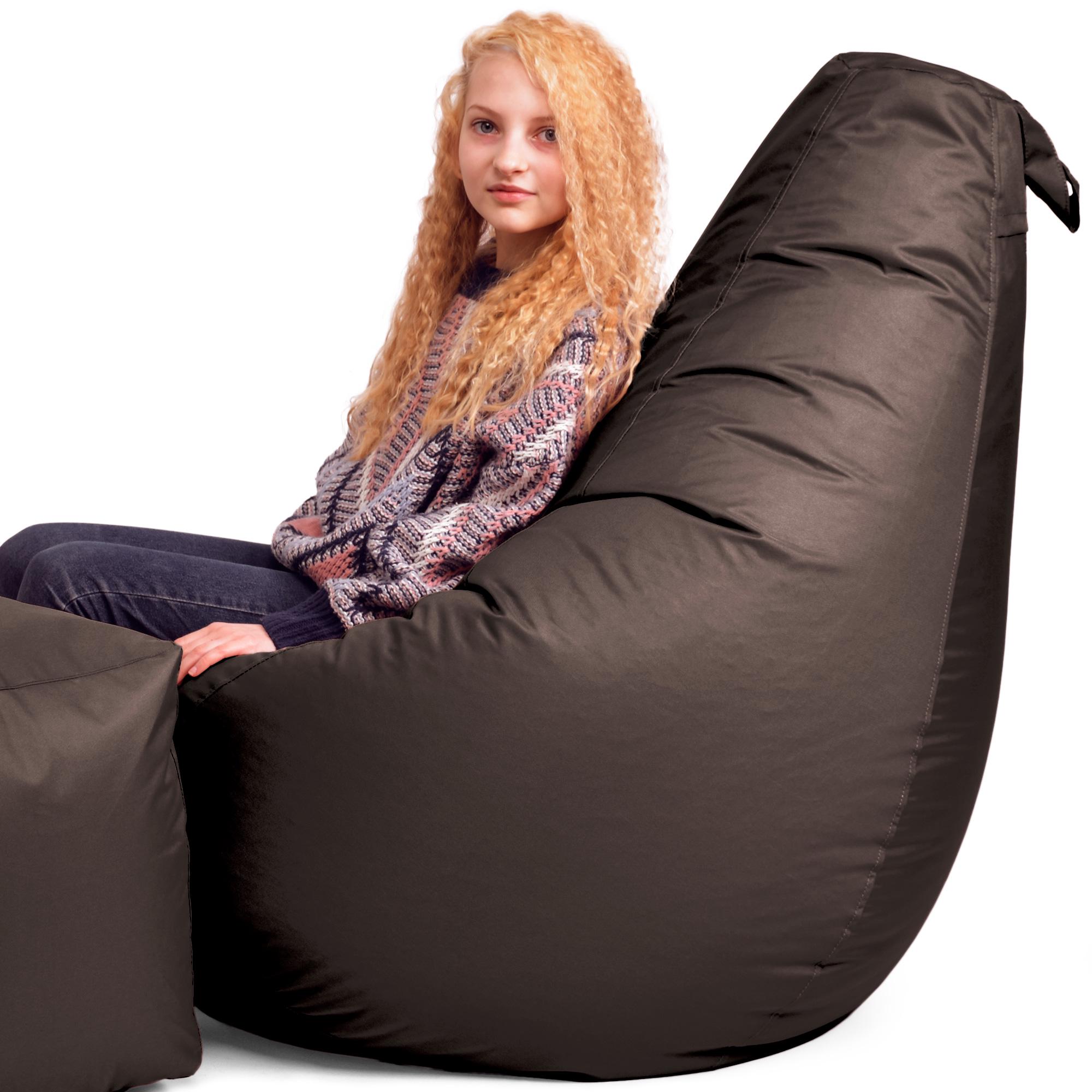 Кресло-мешок iQmebel Груша стандарт+ оксфорд Коричневый - фото 3 Кресло-мешок iQmebel Груша стандарт+ оксфорд Коричневый - фото 3