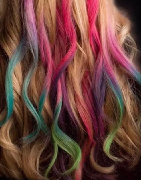 Крейда для волосся Hair Chalk з гребінцем для дітей та дорослих 10 кольорів (COLOR-10) - фото 6