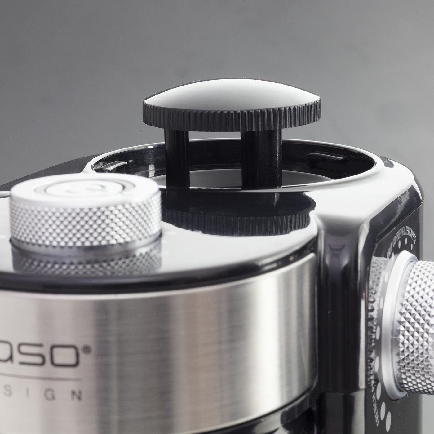 Кавомолка електрична Caso 1833 Barista Crema 150 Вт контейнер 190 г Чорний (836d319b) - фото 7 Кавомолка електрична Caso 1833 Barista Crema 150 Вт контейнер 190 г Чорний (836d319b) - фото 7