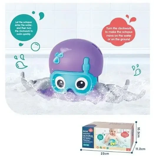 Игрушка для ванны детская Move Octopus Осьминог плавает и ходит - фото 5