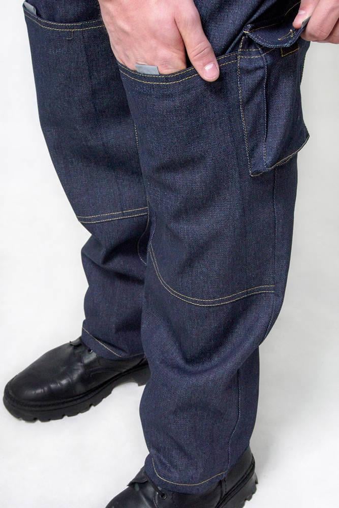 Костюм робочий ДЖИНС куртка та напівкомбінезон р. 44/46 182-188 см (24846760) - фото 4 Костюм робочий ДЖИНС куртка та напівкомбінезон р. 44/46 182-188 см (24846760) - фото 4