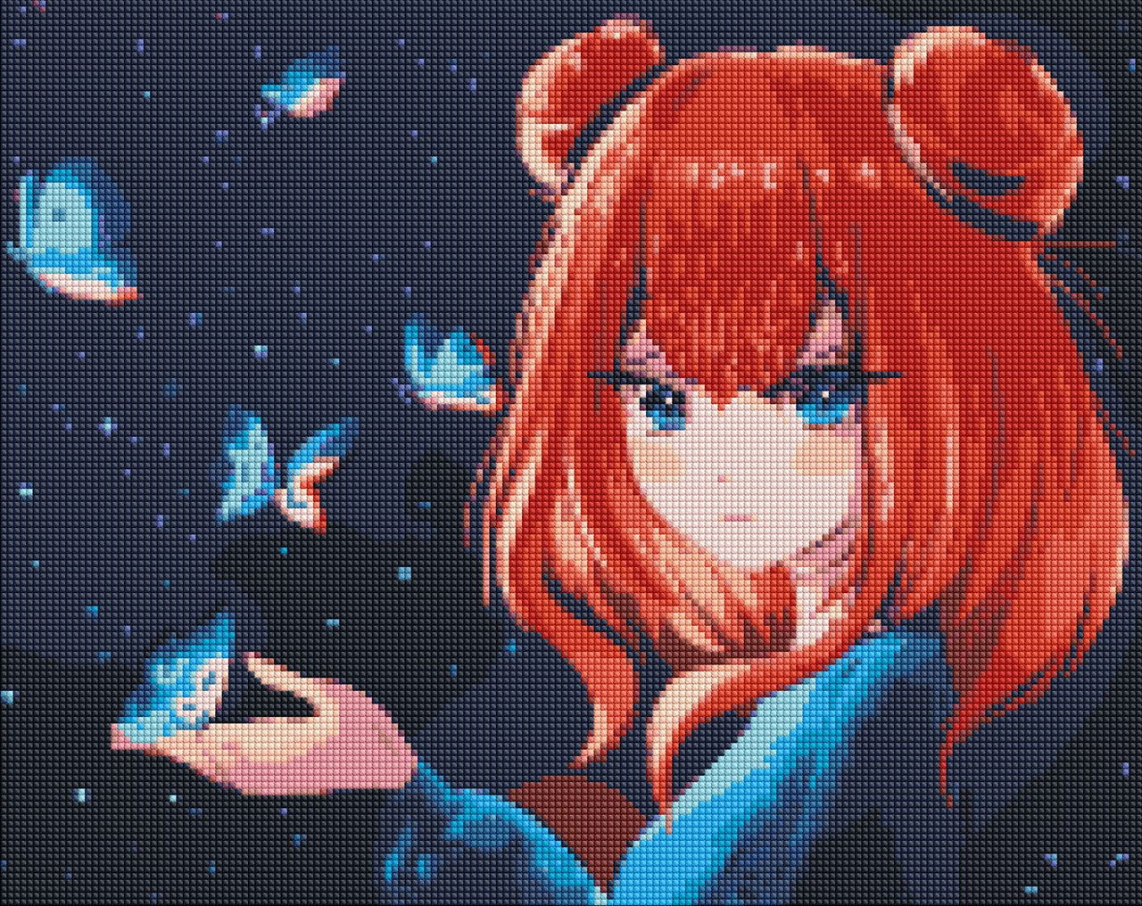 Алмазная мозаика Полет бабочек 40x50 см (00440)