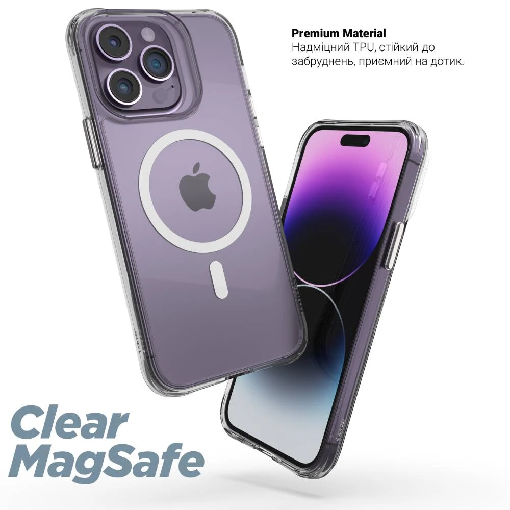 Чехол-накладка ArmorStandart Clear Magsafe for iPhone 13 Pro Tansparent (ARM68051) - фото 4