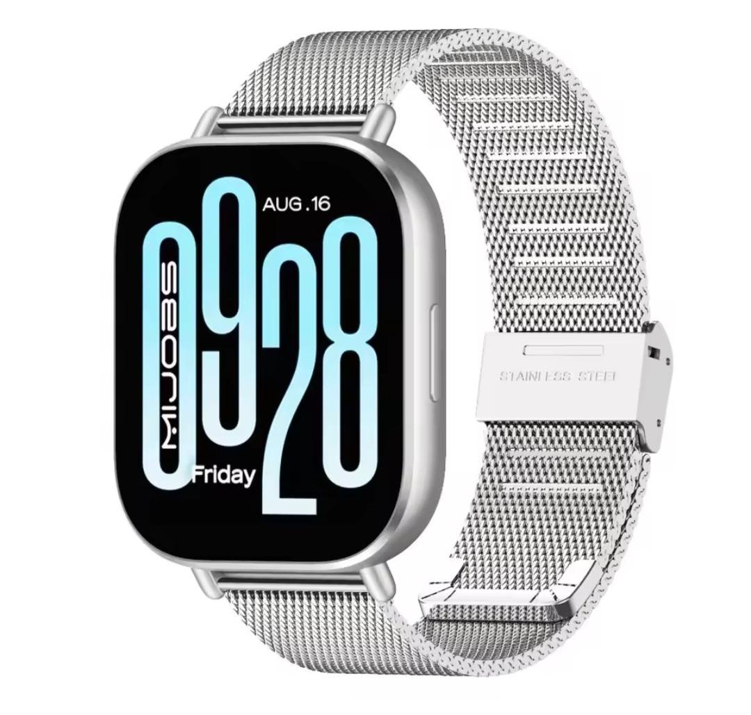 Ремешок для фитнес-браслетов Mijobs для Xiaomi Redmi Watch 5 Lite 220 мм Серебряный (2679214382)