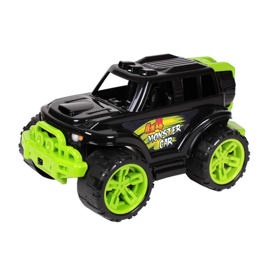 Іграшкова машинка ТехноК 4623TXK Позашляховик Monster Car Чорно-Зелений (2990374667)