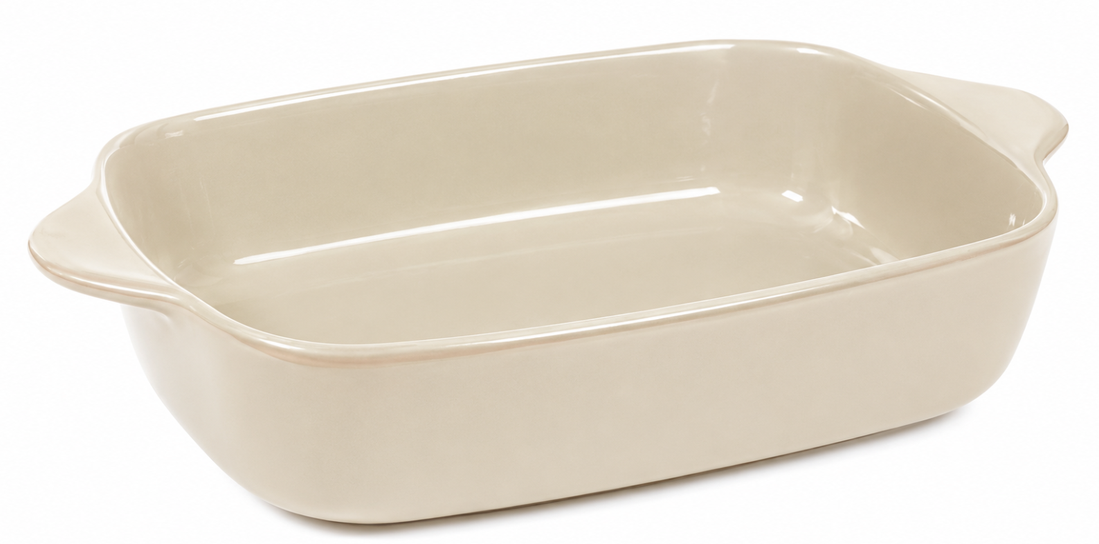 Форма для запікання з ручками 38,8x23x8 см Бежевий (60921-00)