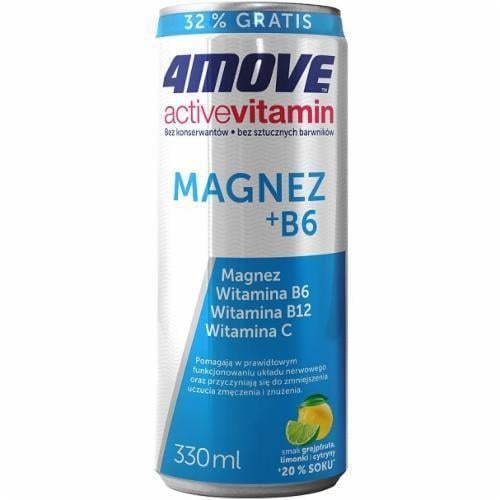 Напій 4MOVE Active Vitamin Magnez + B6 330 мл (27054704)