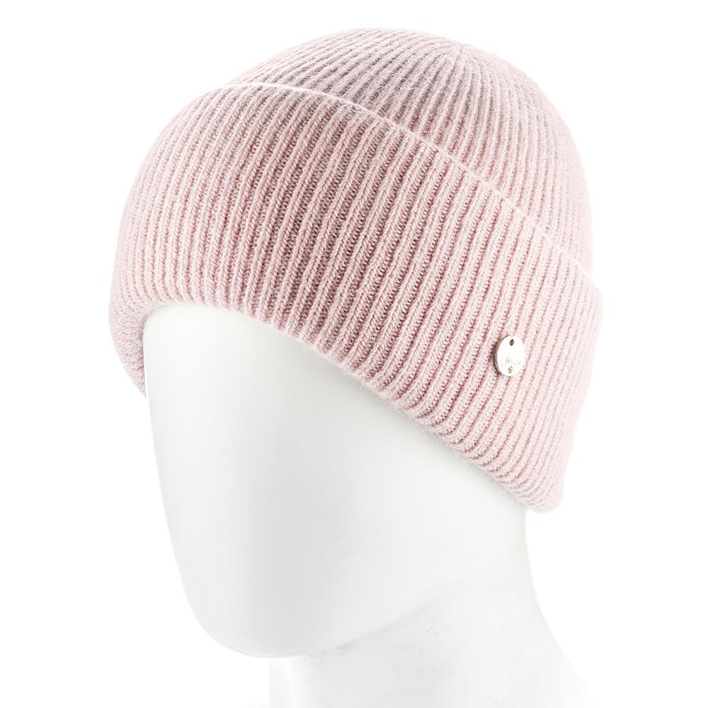 Шапка женская ангоровая зимняя Atrics WH894 в мелкий рубчик с двойным отворотом утепленная флисом Лотос - фото 1 Шапка женская ангоровая зимняя Atrics WH894 в мелкий рубчик с двойным отворотом утепленная флисом Лотос - фото 1