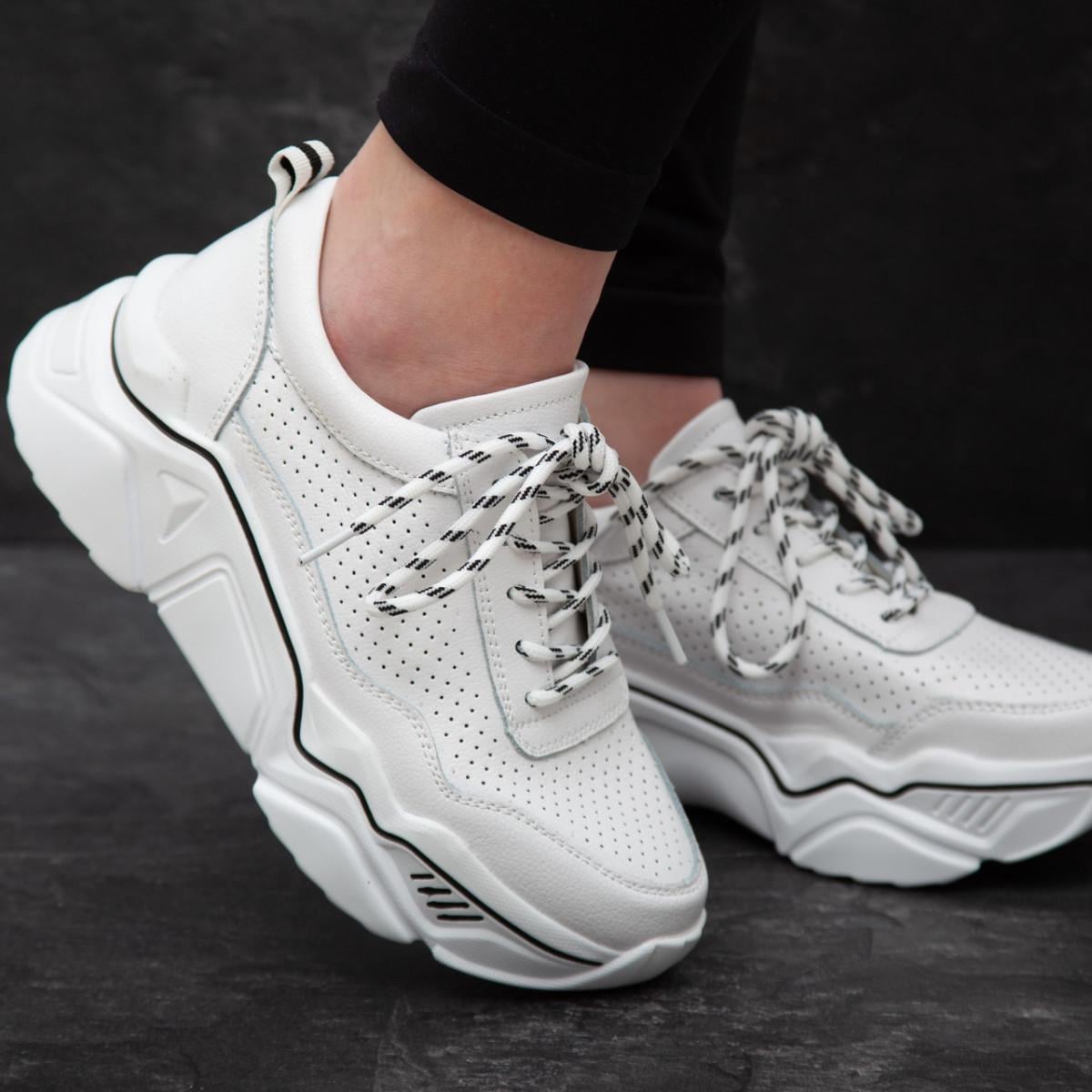 Кроссовки женские Fashion р. 39 25 см Белый (2982)