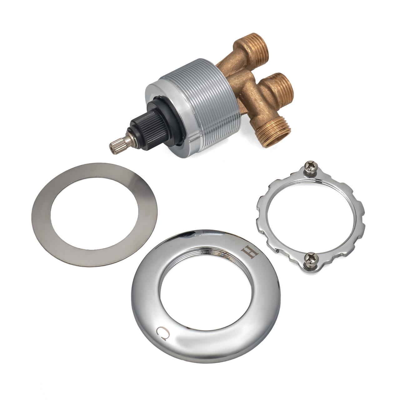 Смеситель для гидромассажной ванны/джакузи с термостатом TG-03 (26325488) - фото 7 Смеситель для гидромассажной ванны/джакузи с термостатом TG-03 (26325488) - фото 7