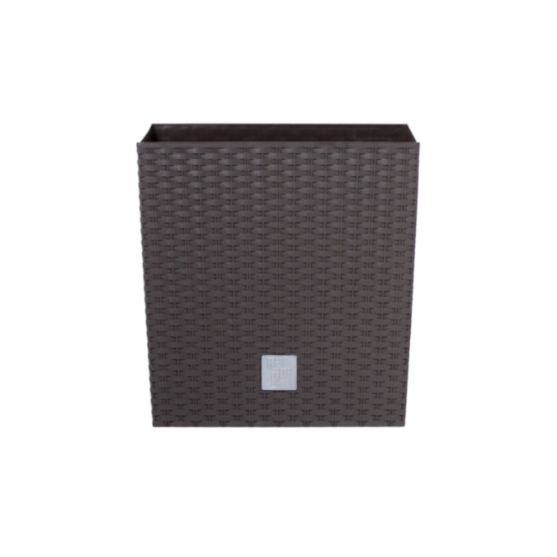 Горшок для цветов Prosperplast Rato со вставкой 2в1 Н-17 см Коричневый (70891-440)