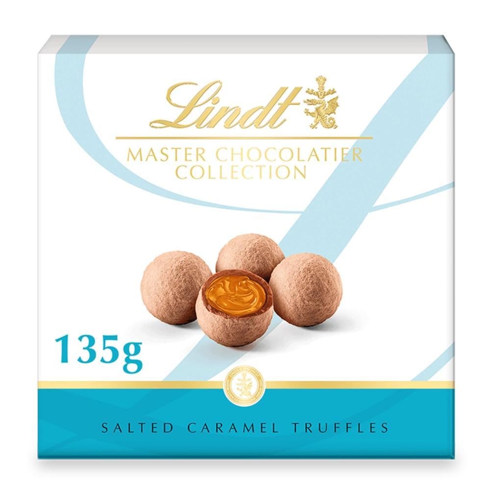 Конфеты шоколадные трюфели Lindt Master Chocolatier Salted Caramel Truffles Box 135 г (2522762577)