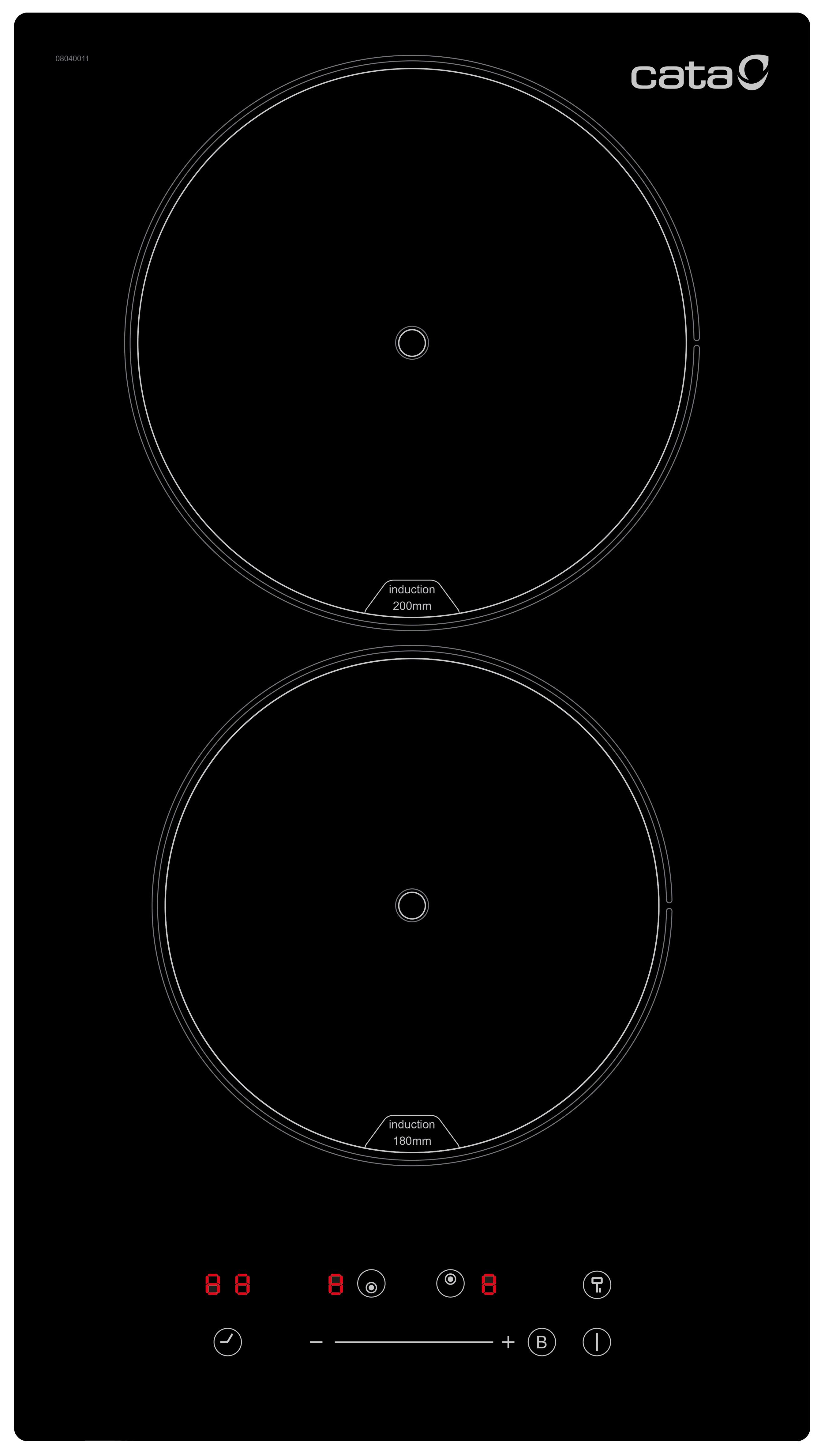 Варильна поверхня індукційна Cata ISB 3102 BK 30 см Чорний (08003405) Варильна поверхня індукційна Cata ISB 3102 BK 30 см Чорний (08003405)