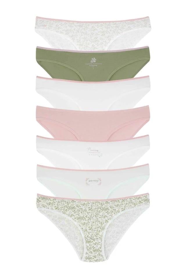 Трусы Dominant 37000-652 7:1 женские S Бело-зеленый