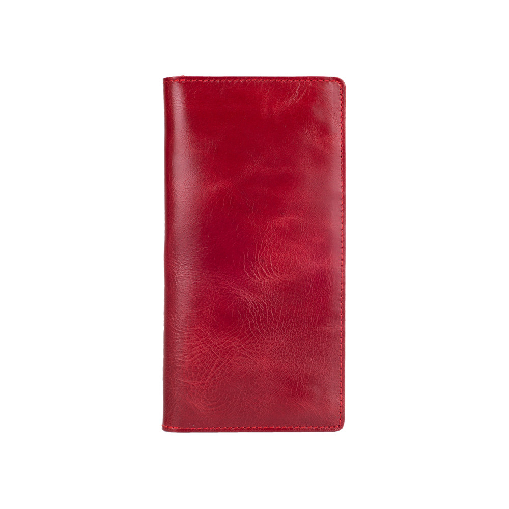 Гаманець з натуральної шкіри на 14 карт Червоний (WP-02-C19-1652-000)