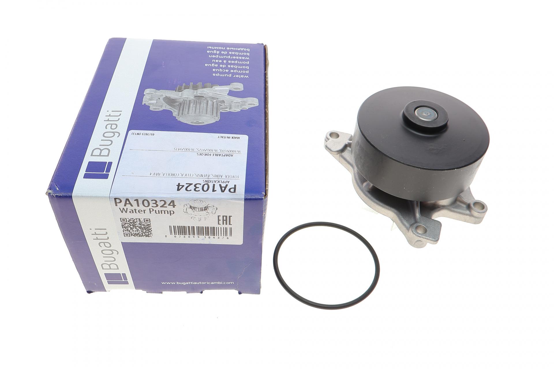 Насос воды Bugatti Toyota Avensis 00-08/Corolla 1.4-1.8 VVT-i 99-07 PA10324 (25589482)