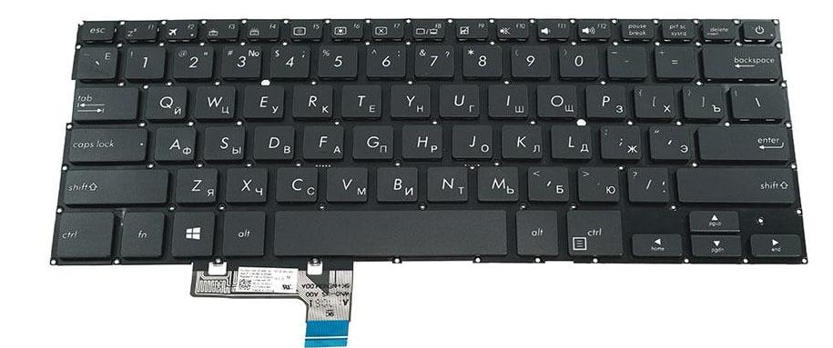 Клавиатура для ноутбука Asus U3100 U3100FN матовая (0KNB0-2629RU00)