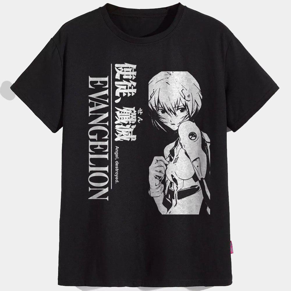 Футболка мужская Anime "Evangelion" Ayanami Re S Черный (26961910) Футболка мужская Anime "Evangelion" Ayanami Re S Черный (26961910)