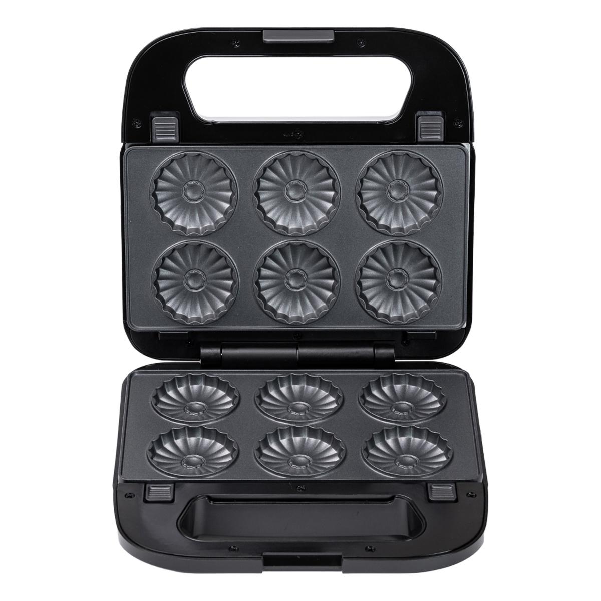 Мультипекар Sokany 08063 на 7 пластин з антипригарним покриттям Хром - фото 6