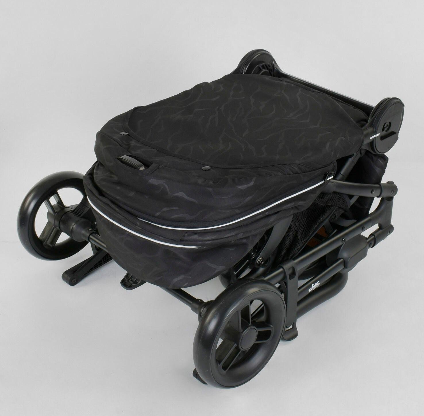 Коляска прогулочная Joy Liliya 61755 со стальной рамой/футкавером/подстаканником (23874483) - фото 8