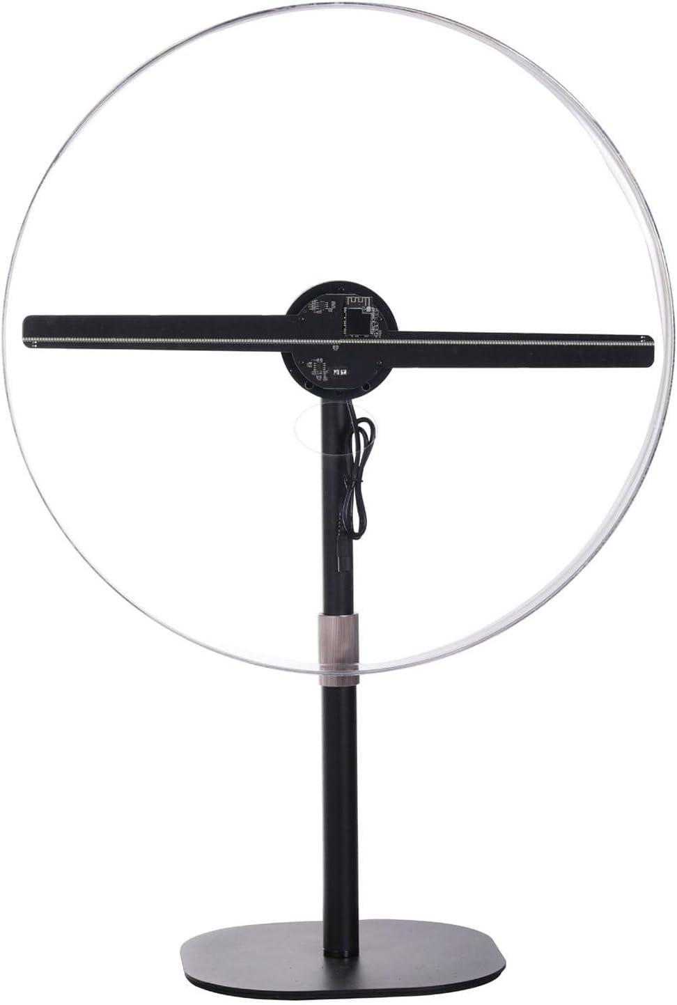 Вентилятор-проектор голографический YIDA 3D LED Fan 3D настольный 30 см